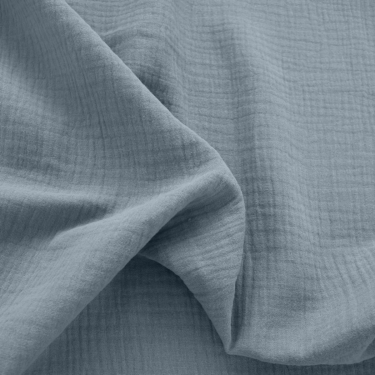 50cm Musselin 2lagig ÖkoTex Baumwolle für Kleid Bluse Tuch Decke Baby Mullstoff - Bild 9 von 20