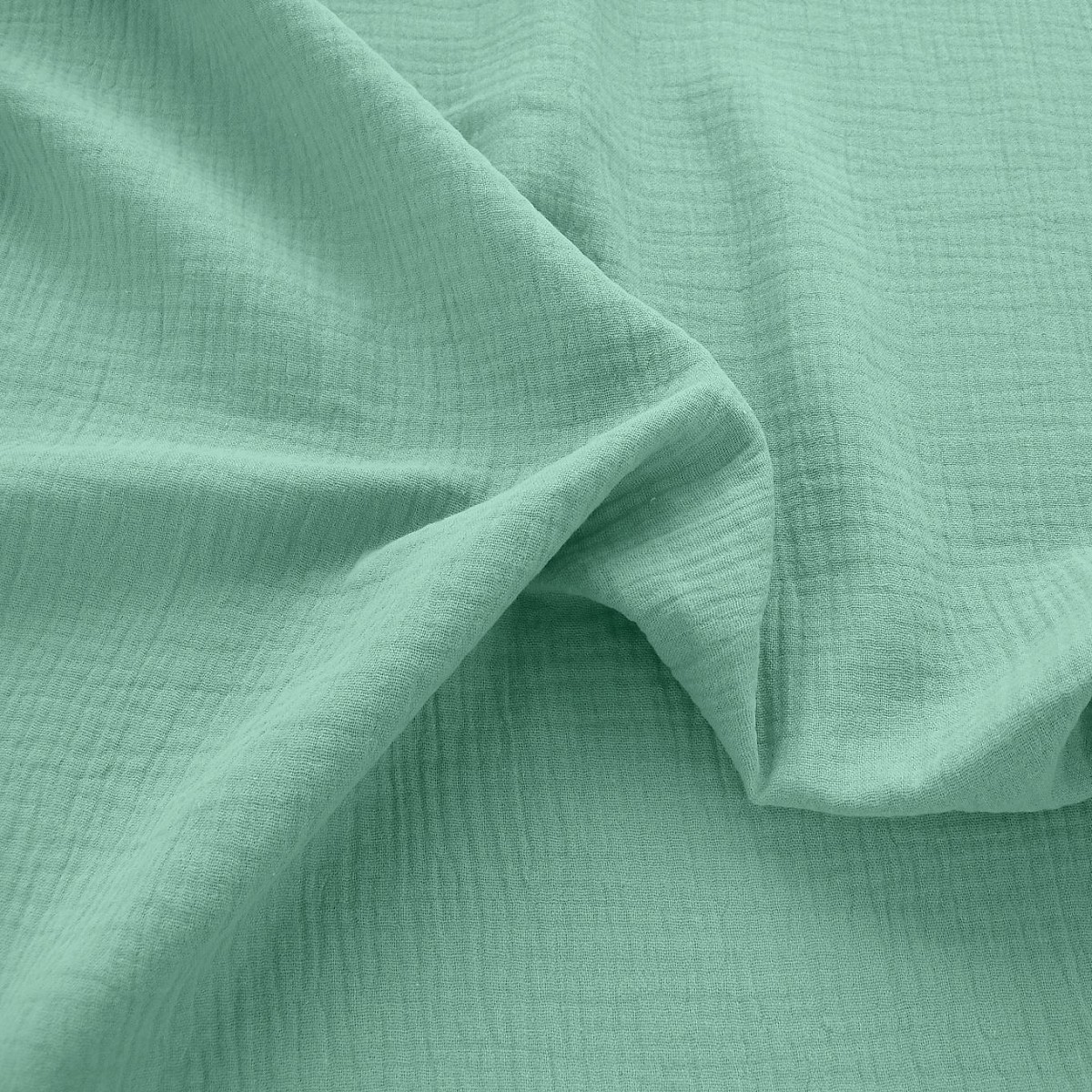 50cm Musselin 2lagig ÖkoTex Baumwolle für Kleid Bluse Tuch Decke Baby Mullstoff - Bild 13 von 20