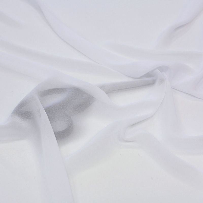 CHIFFON Stoff weich superfein fließend fallend pflegeleicht Kleid Bluse Gardine - Bild 11 von 12