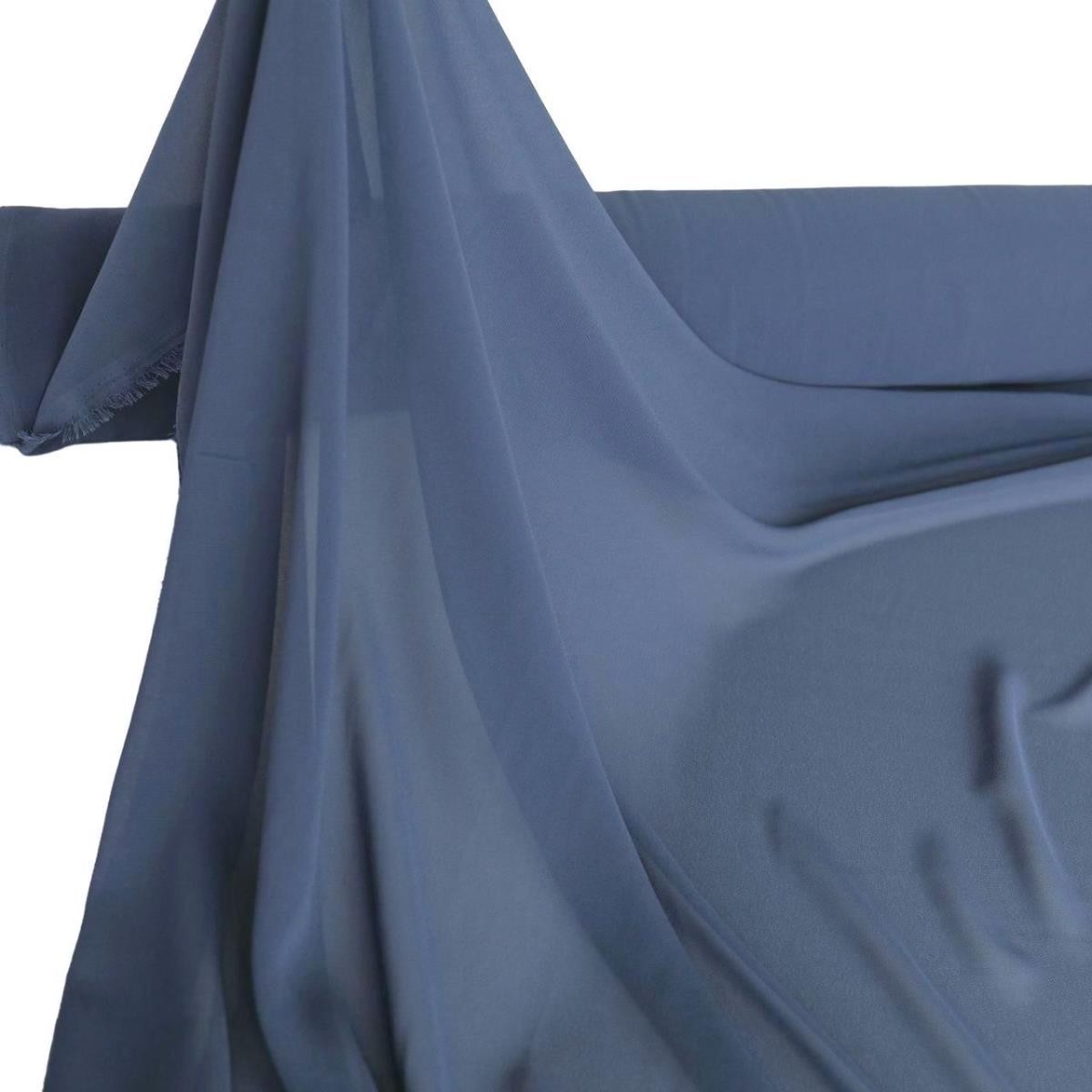 CHIFFON Stoff weich superfein fließend fallend pflegeleicht Kleid Bluse Gardine - Bild 11 von 28