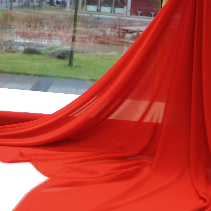 CHIFFON Stoff weich superfein fließend fallend pflegeleicht Kleid Bluse Gardine - Bild 8 von 28