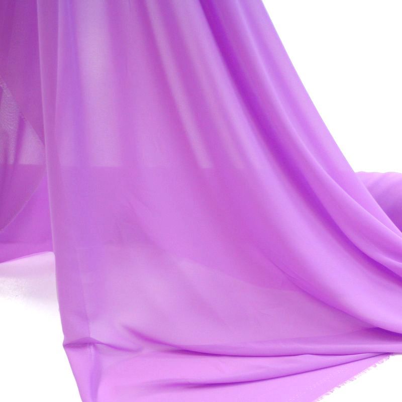 CHIFFON Stoff weich superfein fließend fallend pflegeleicht Kleid Bluse Gardine - Bild 5 von 12