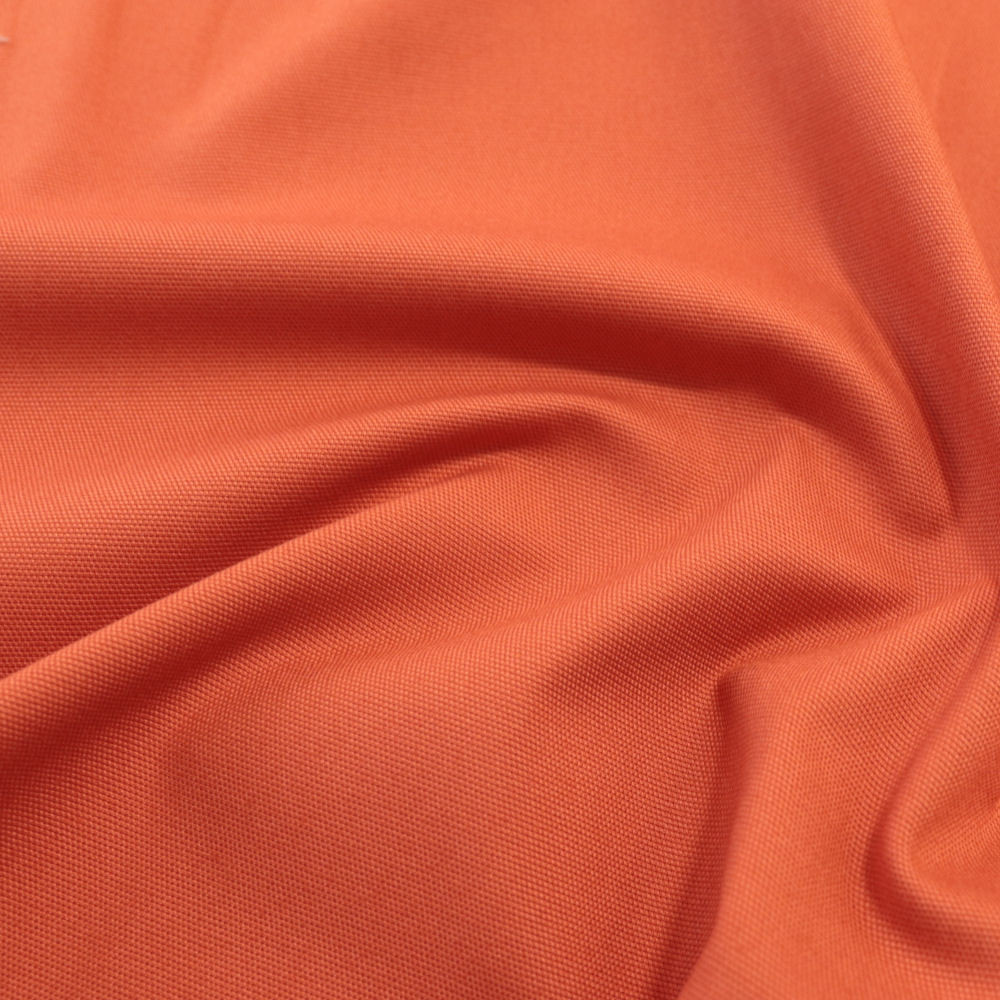 Elastischer Baumwoll-Canvas in Terracotta Elastischer Baumwoll-Canvas in Terracotta