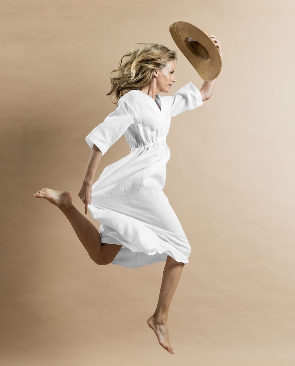 Baumwollstoff Popeline Stoff in weiß Meterware Blusenstoff Bekleidungsstoff