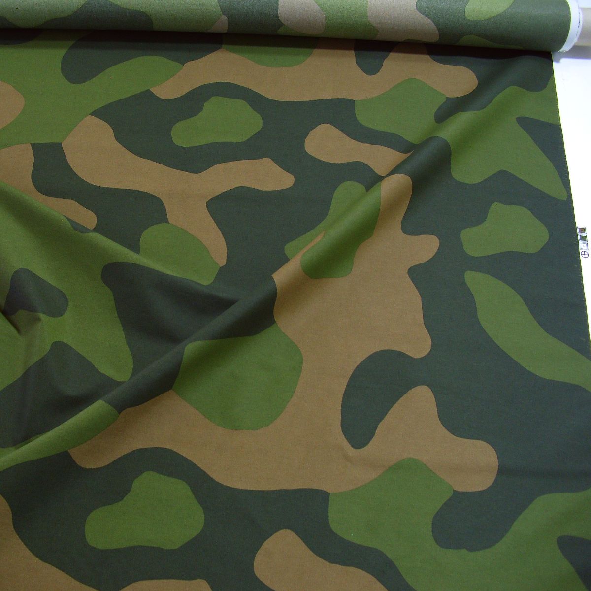 leichter reißfester Camouflage-Stoff Segeltuch Armee Tarnstoff Flecktarn Nylon - Norwegen