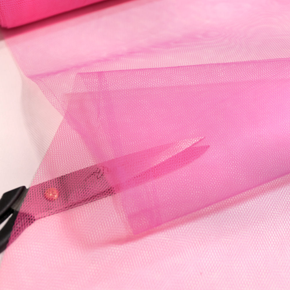 Tüllstoff Meterware 180cm breit Tüll für Kleidung Gardine Vorhang Deko -  Neon Pink Tüllstoff Meterware 180cm breit Tüll für Kleidung Gardine Vorhang Deko -  Neon Pink