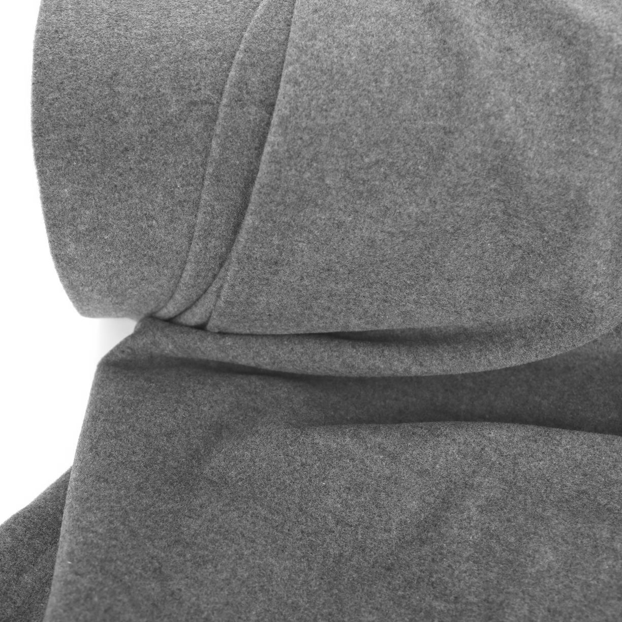 dicker warmer Winter Wollstoff für Mantel Jacke Decke - grau meliert Wolltuch Meterware dicker warmer Winter Wollstoff für Mantel Jacke Decke - grau meliert Wolltuch Meterware