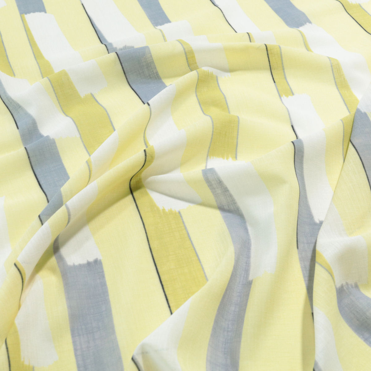 Designer Landhaus Gardinen-Stoff in als Meterware Vorhangstoff Lemon Designer Landhaus Gardinen-Stoff in als Meterware Vorhangstoff Lemon