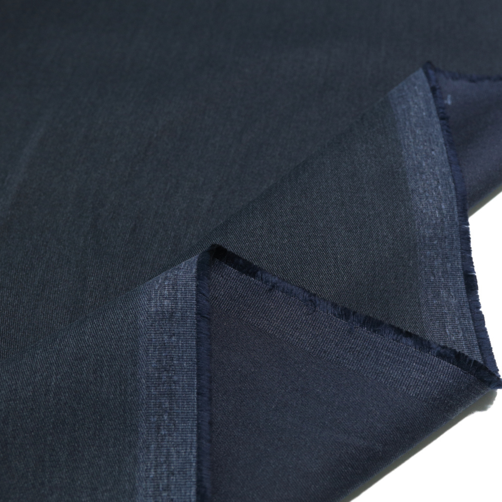 Weicher Hosen Jeansstoff als Rockstoff Meterware in Marine