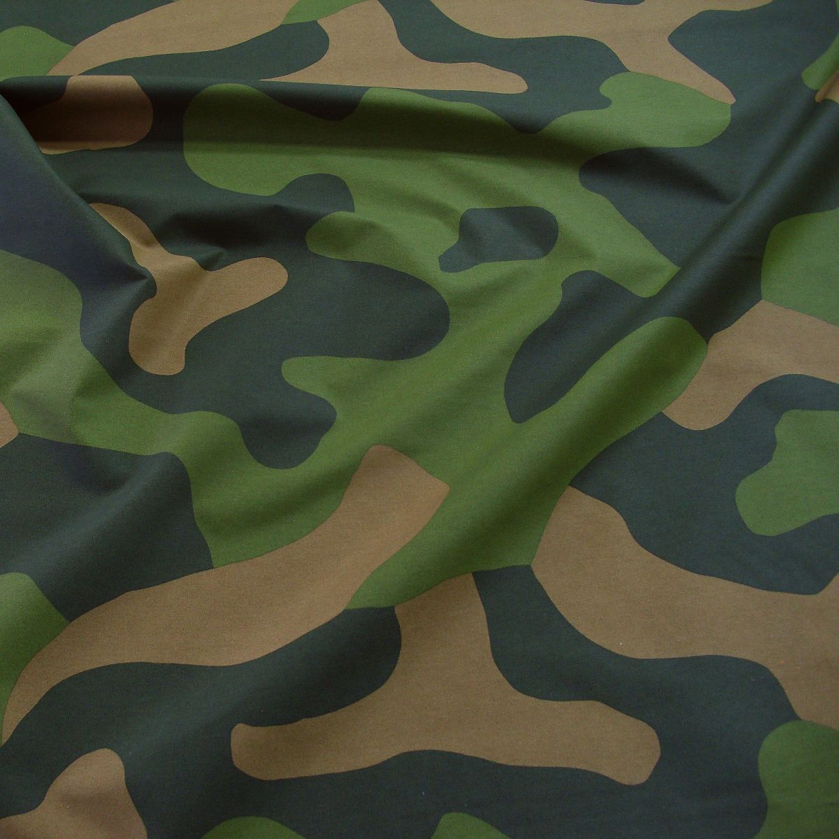 leichter reißfester Camouflage-Stoff Segeltuch Armee Tarnstoff Flecktarn Nylon - Norwegen