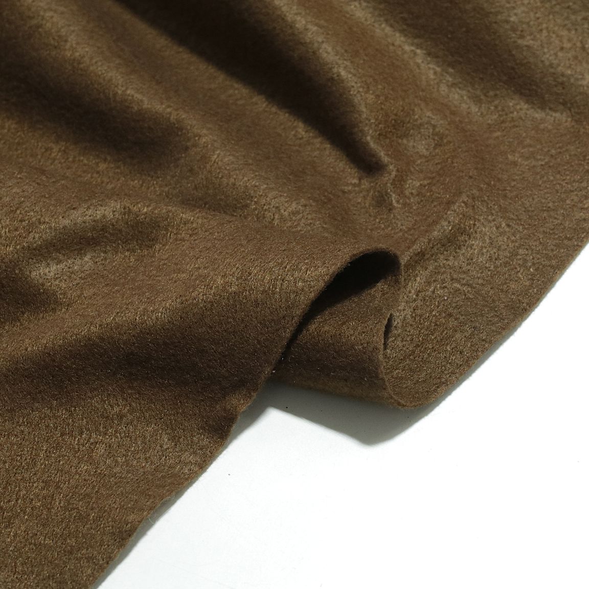 leichter Bastelfilz Filzstoff 2 mm dick Filzmatte Nadel-Filz Taschenfilz -  Braun