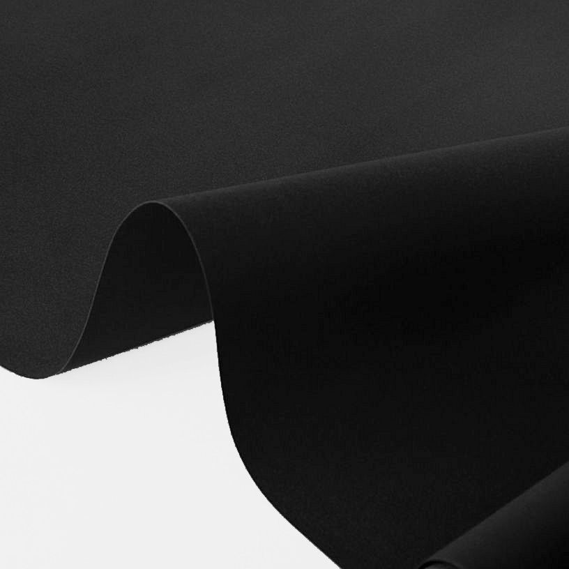 schwarz Markisen- und Bootsverdeck-Stoff wasserdicht UV-Schutz  150cm breit