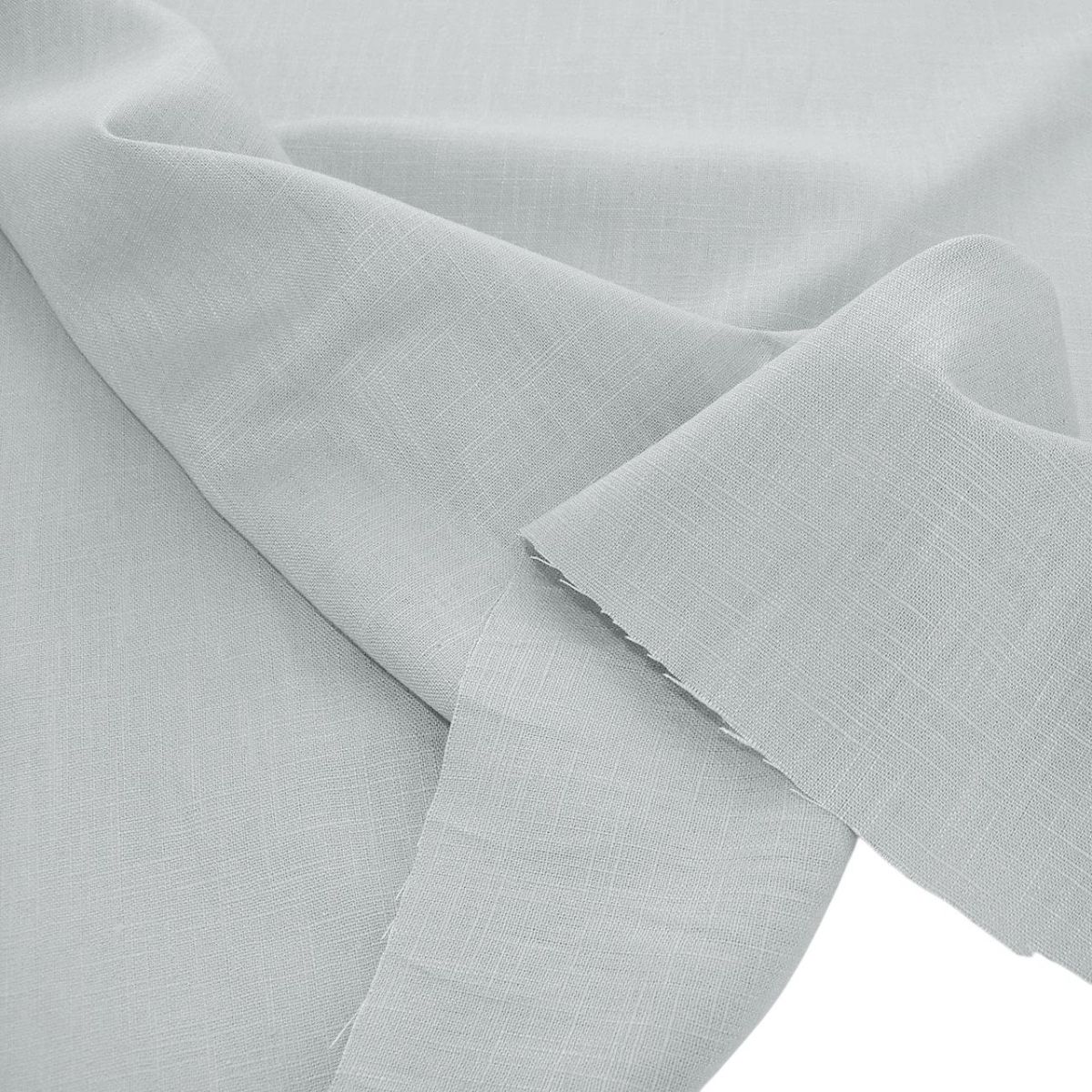 weiches Leinen für Kleid Rock Hose Jacke vorgewaschener Leinenstoff Meterware - licht grau weiches Leinen für Kleid Rock Hose Jacke vorgewaschener Leinenstoff Meterware - licht grau