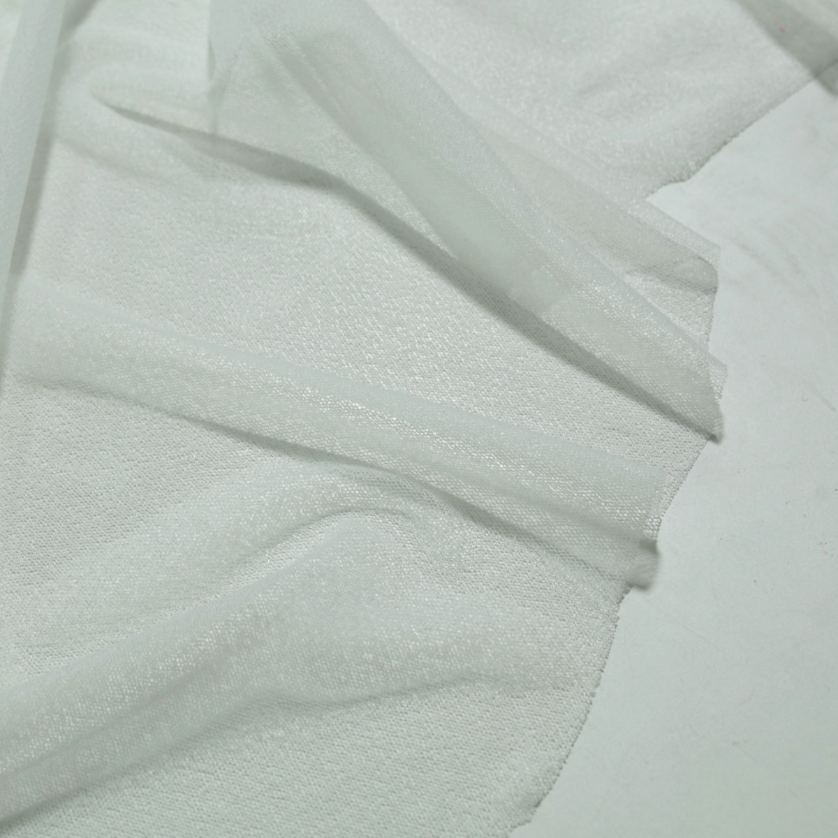 Butterweicher Dessous Netz-Stoff Super Stretch Unterwäsche für weiß Meterware
