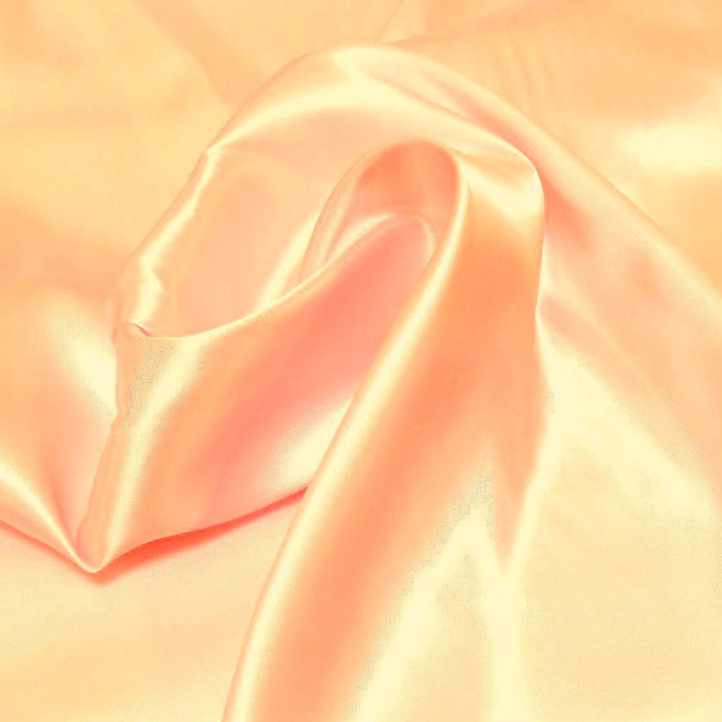 popup_images/apricot-182950.jpg Apricot Glanz Satin Stoff Hochzeits Deko Mode Gardine Blickdicht Meterware