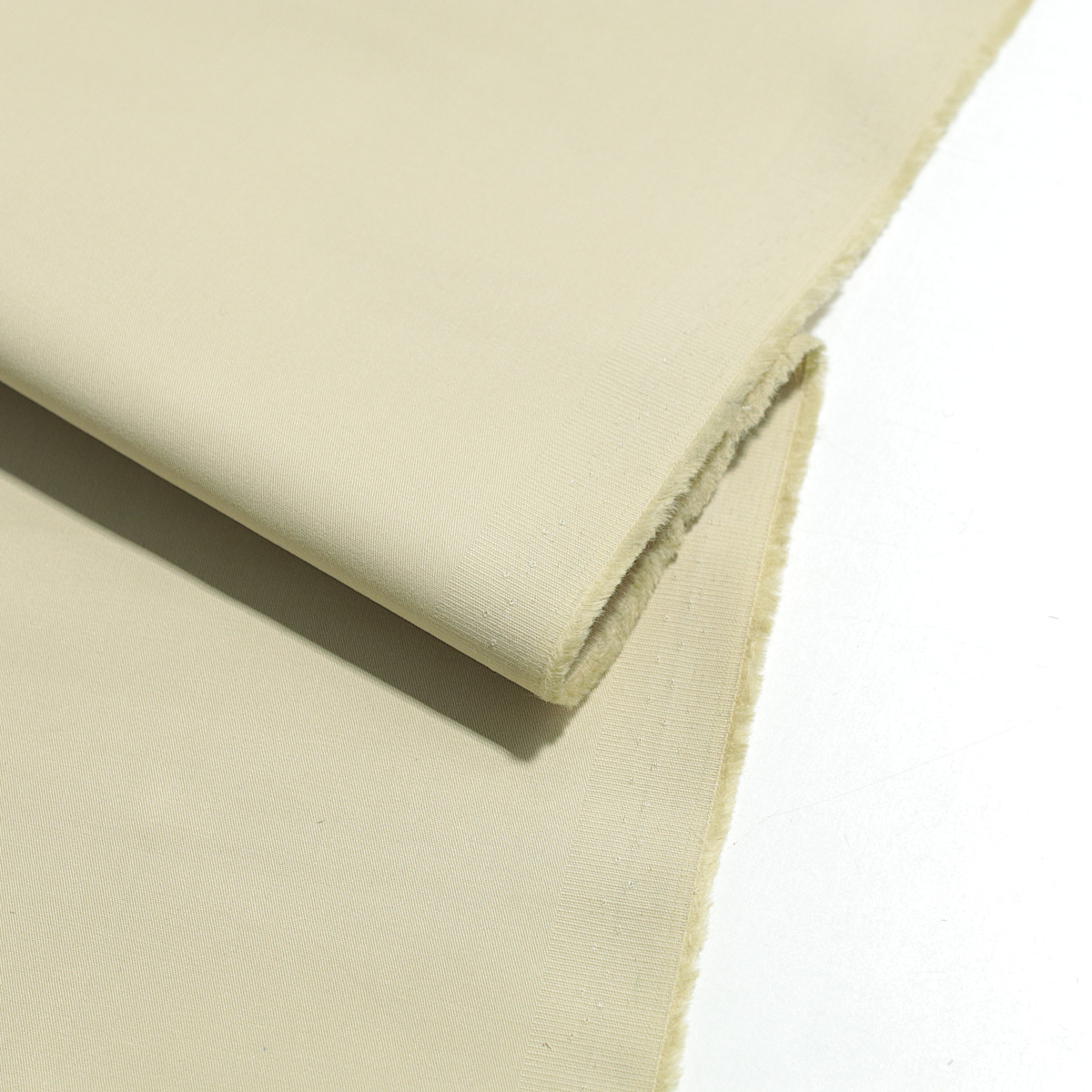 Leicht und Luftiger Baumwoll Batist Sommerstoff Bekleidungsstoff in Beige