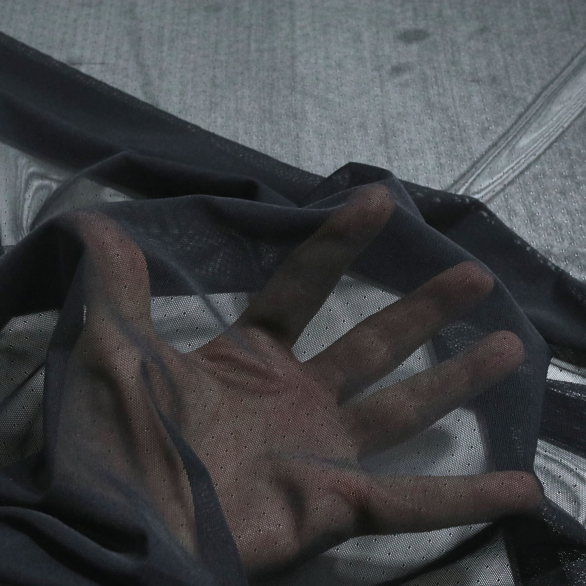 Butterweicher Dessous Netz-Stoff Super Stretch Unterwäsche für schwarz Meterware Butterweicher Dessous Netz-Stoff Super Stretch Unterwäsche für schwarz Meterware