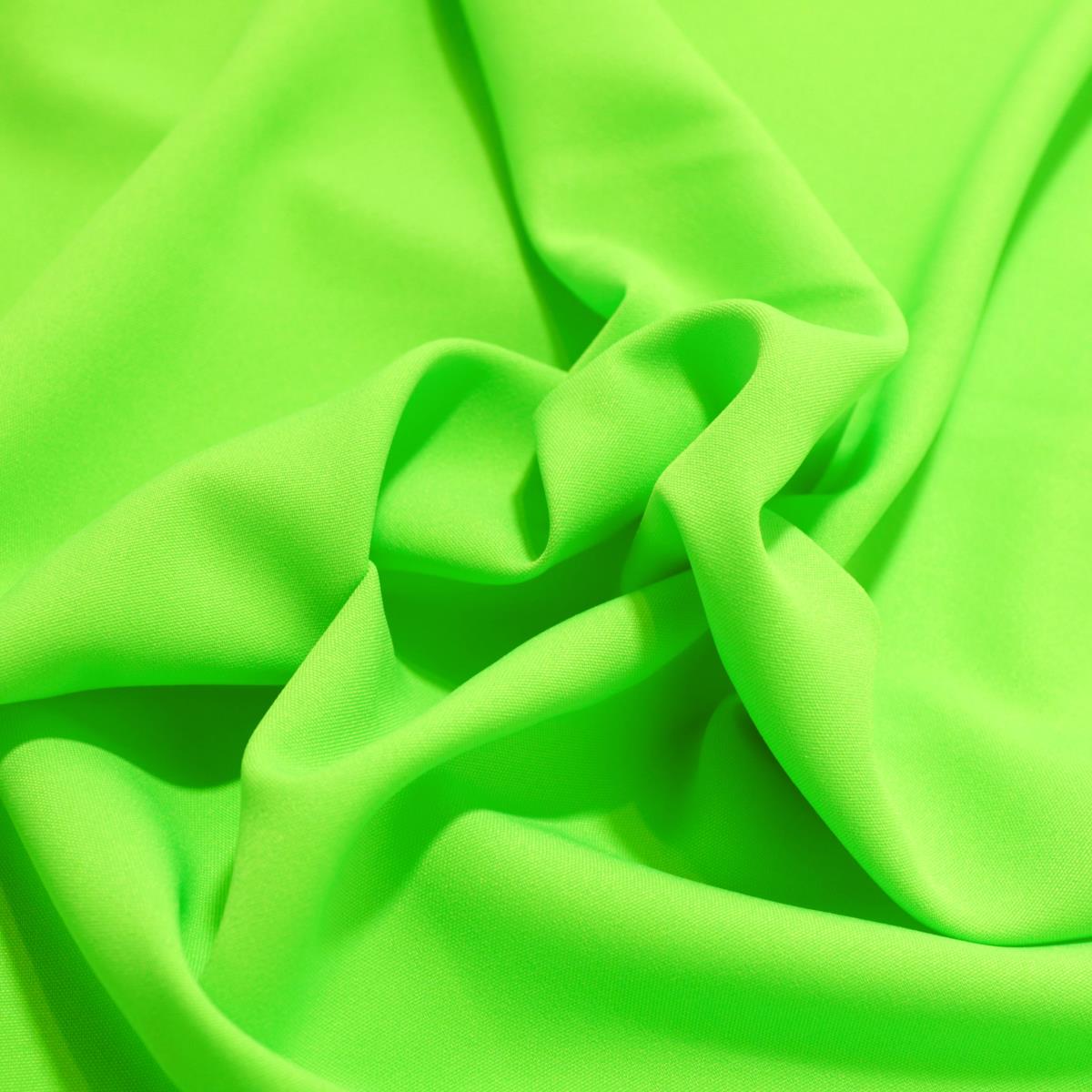 weicher universal Mode- und Dekostoff in neon grün