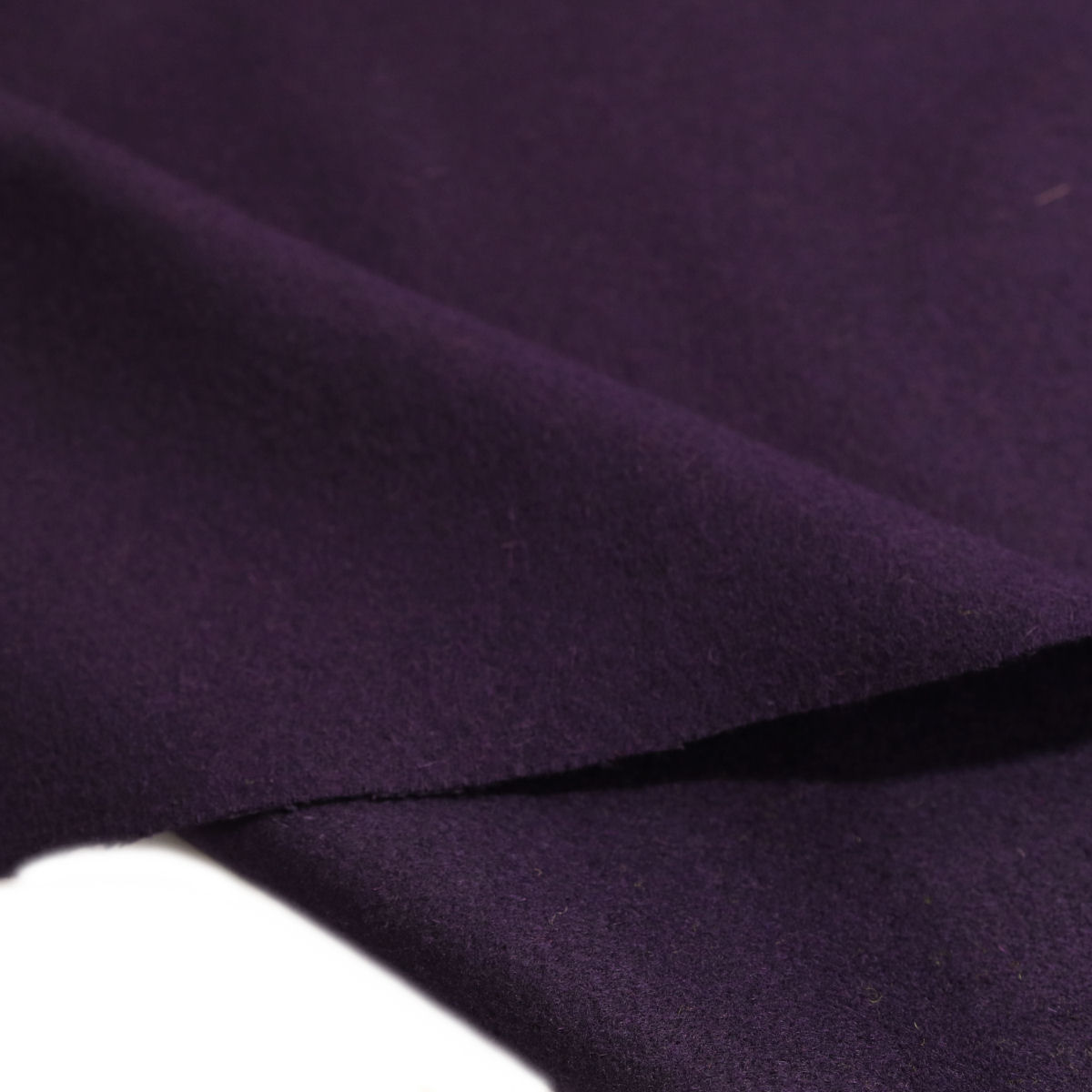 Winter Wollstoff in Lila warmes Dicht gewebtes Wolltuch für Mantel Jacke Sakko