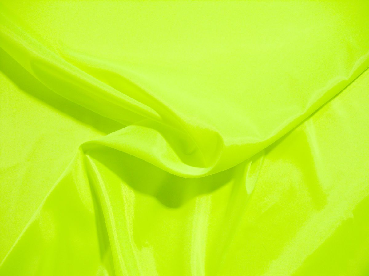 elastischer Futterstoff leichte Dekostoff Meterware in neon gelb