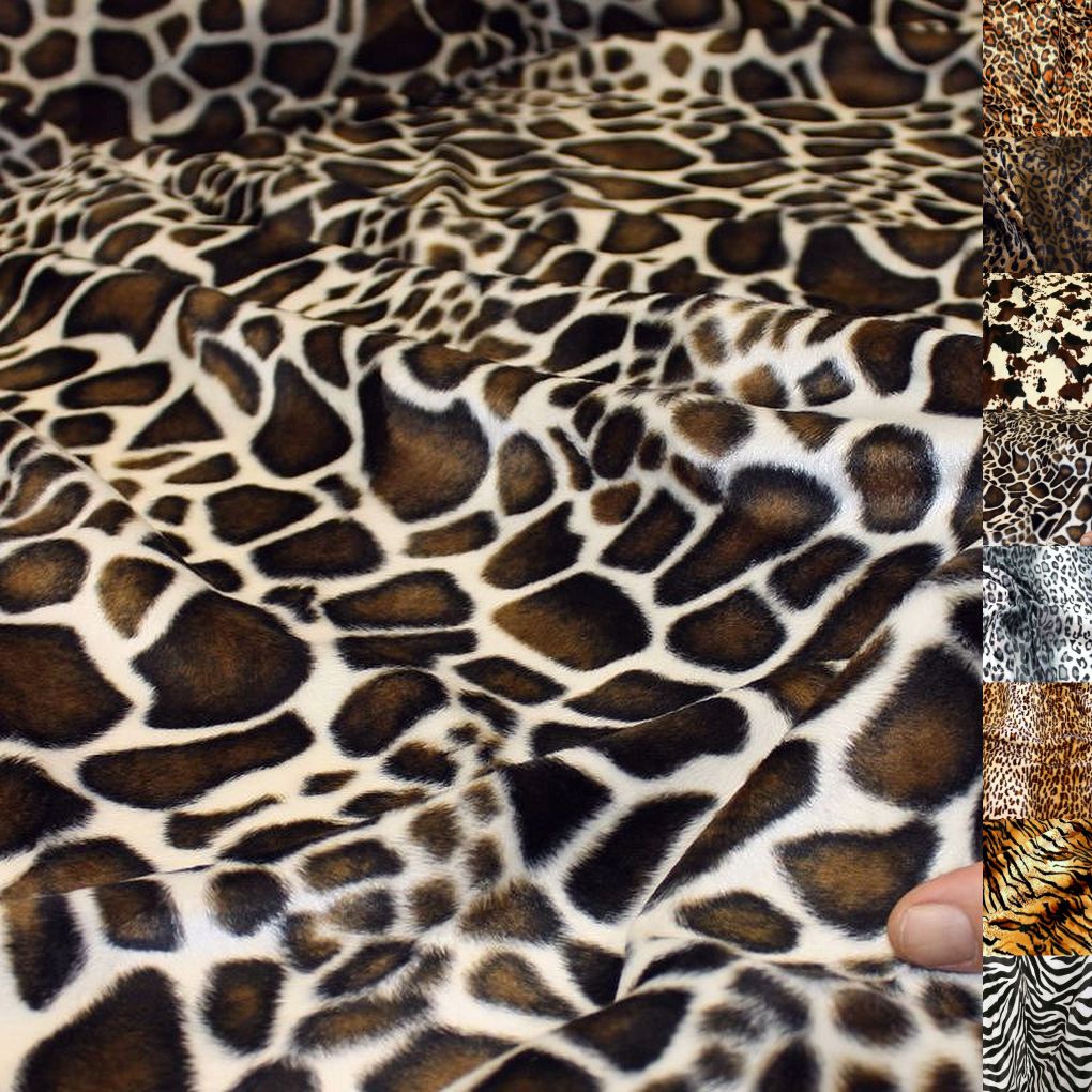 robustes Kunstfell für Polster, Bezug und Bekleidung - Giraffe robustes Kunstfell für Polster, Bezug und Bekleidung - Giraffe