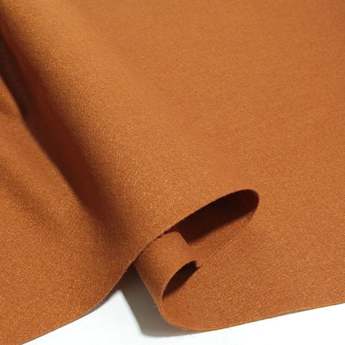 leichter Bastelfilz Filzstoff 1,5 mm dick Filzmatte Nadel-Filz Taschenfilz - reh braun