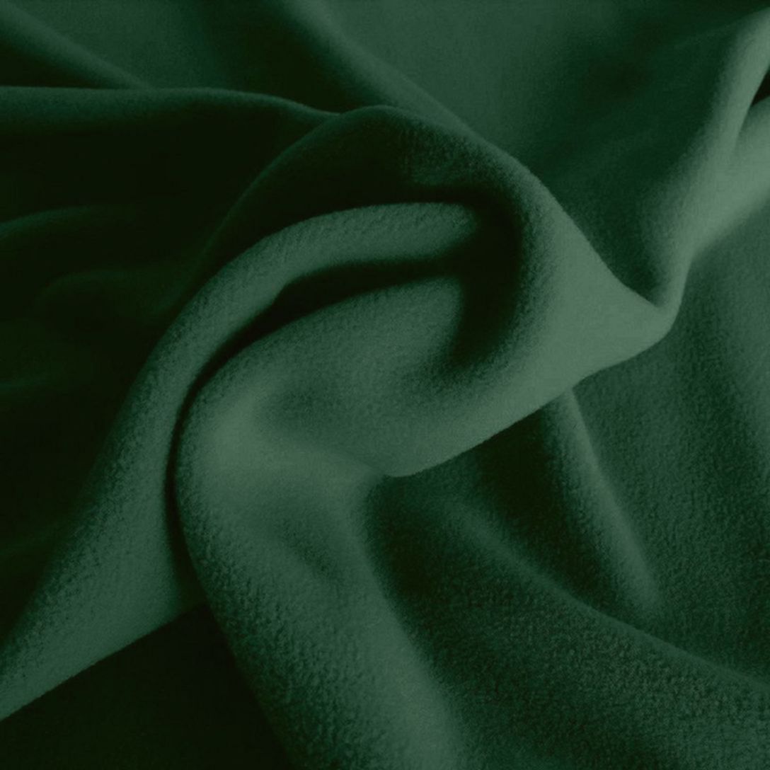 dunkel grün Polar-Fleece-Stoff 2mm dick weiche Meterware Schal Jacke Decke Mütze