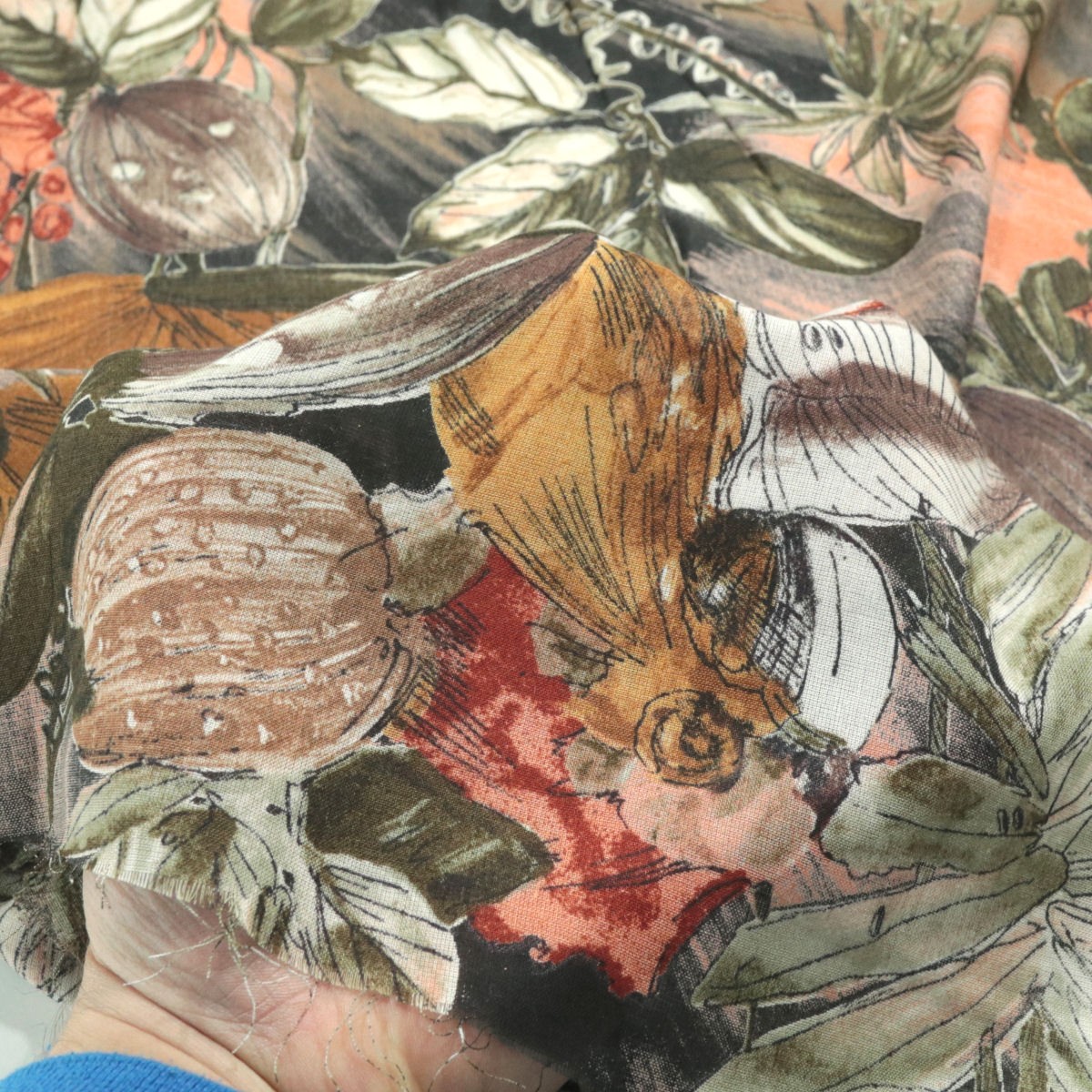 Sommer Blusenstoff Kleiderstoff Stoff Fallend Knitterfreie Meterware Blumen