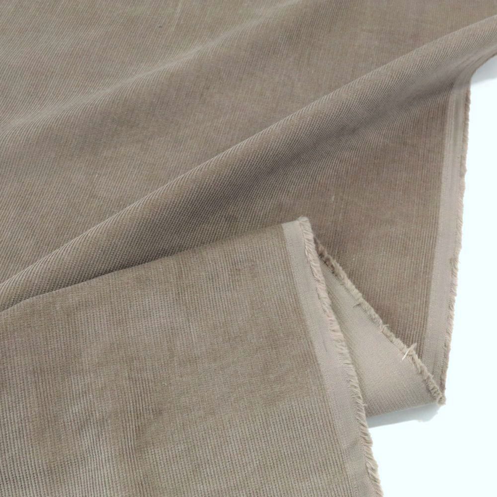 Mikro Cordstoff Baumwollstoff weiche Bekleidungsstoff Meterware Cord - sand beige Mikro Cordstoff Baumwollstoff weiche Bekleidungsstoff Meterware Cord - sand beige