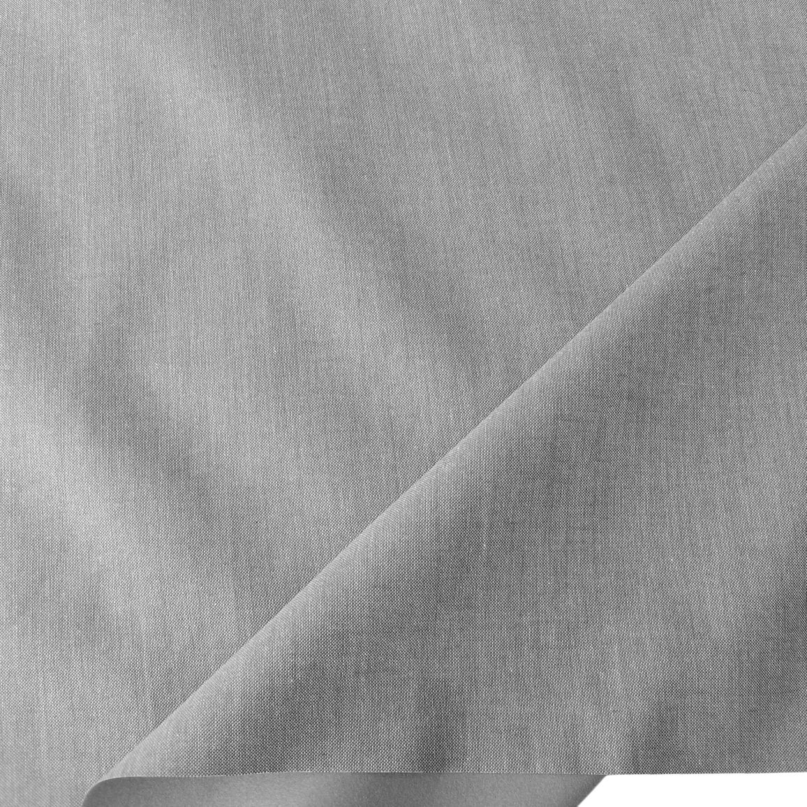 überbreiter Verdunklungsstoff 280cm breit Meterware 100% blickdicht und lichtdicht - Grau Meliert