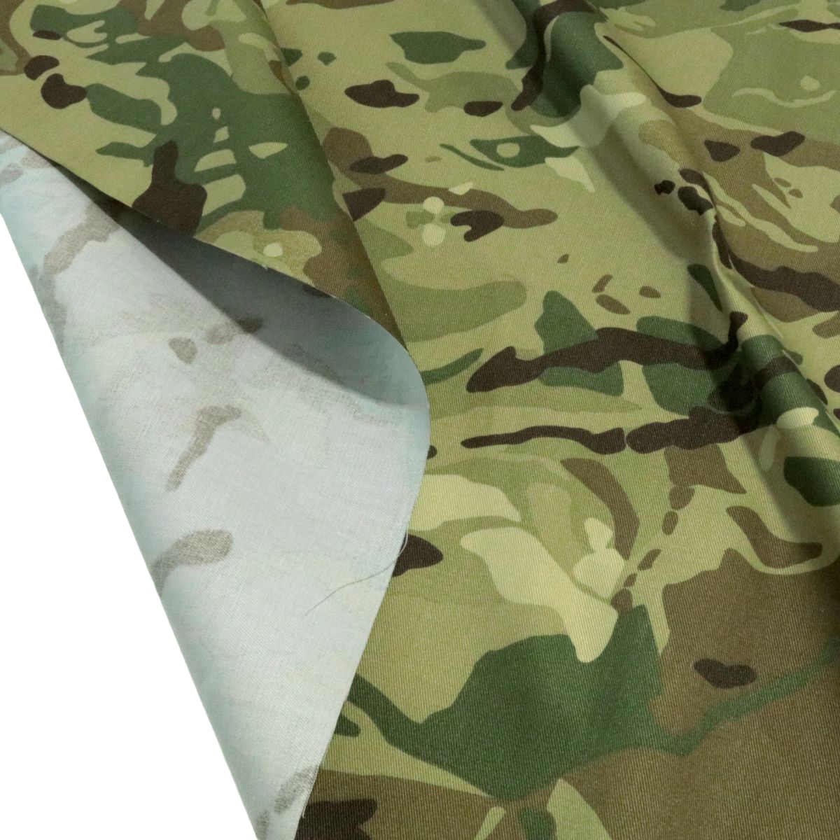 flammenresistenter Camouflage Stoff Armee MTP Flecktarn für Jacke Hose Baumwollstoff
