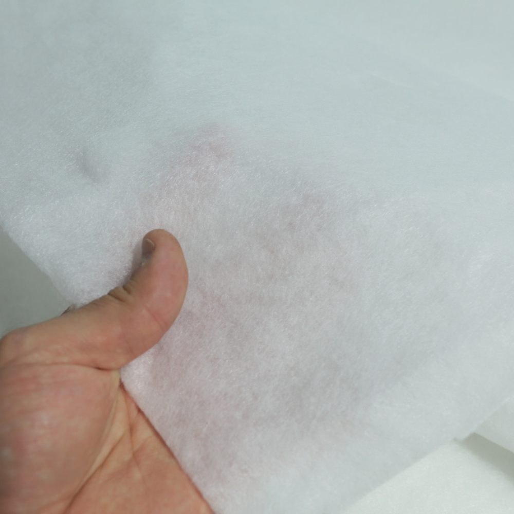 leichter Bastelfilz Filzstoff 5mm dick Filzmatte Nadel-Filz Taschenfilz - weiß