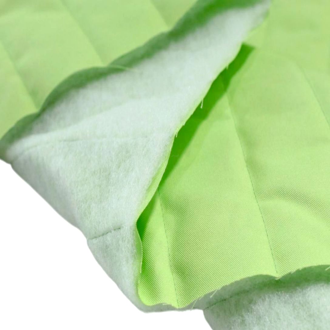 Heu grün Steppfutter weicher wattierter Polster/Bekleidungsstepp Meterware