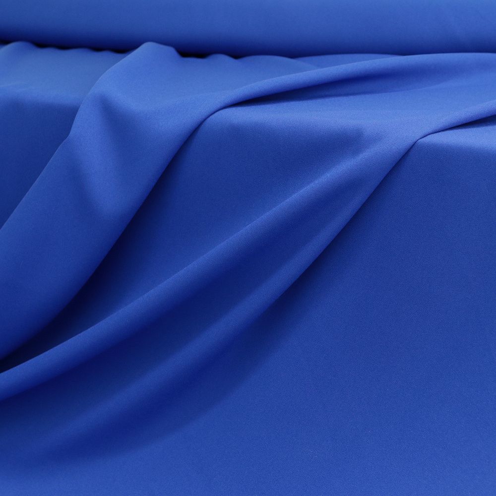 weicher universal Mode- und Dekostoff in royal blau