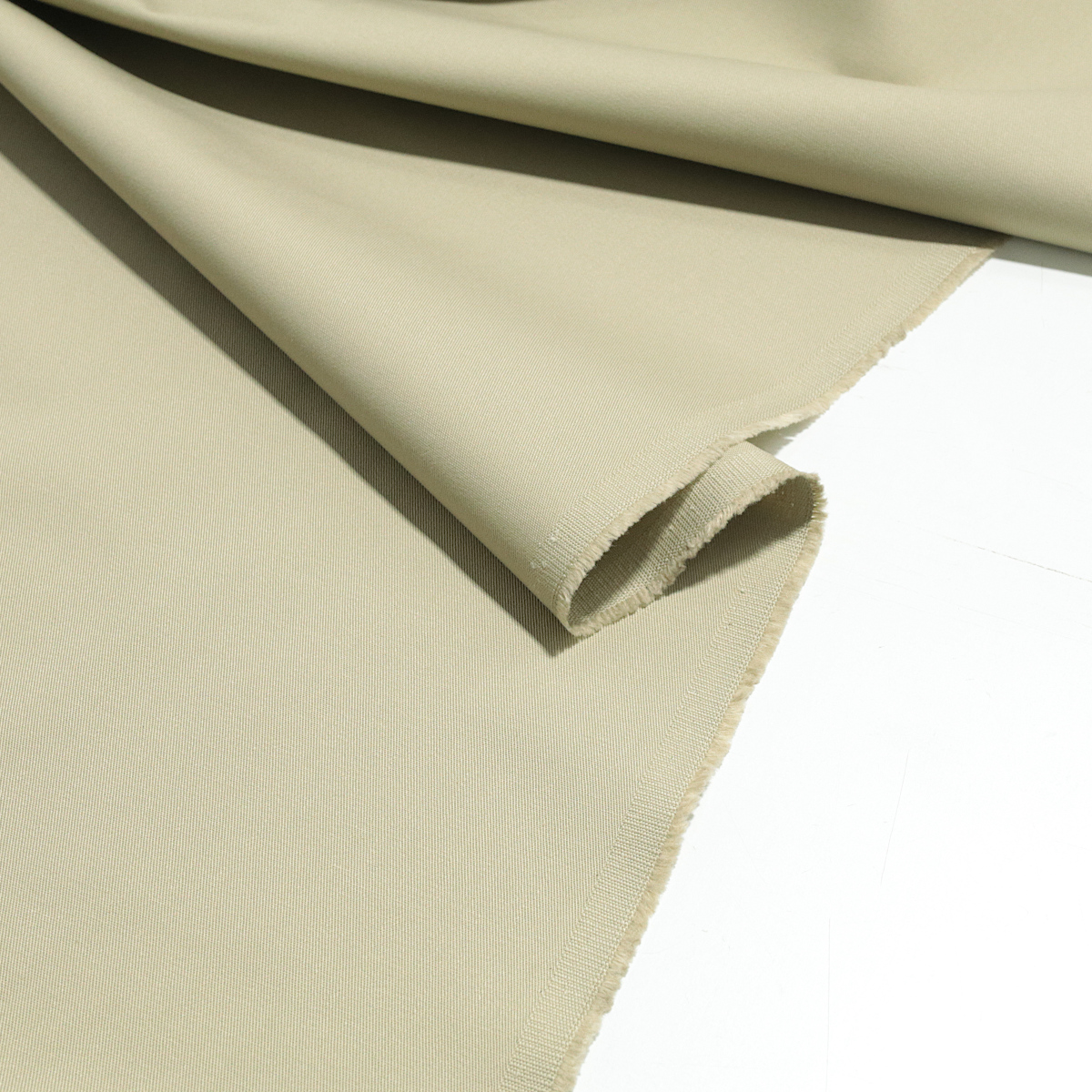 leichter Hosenstoff Baumwollstoff Meterware für Hose Jacke Rock - khaki leichter Hosenstoff Baumwollstoff Meterware für Hose Jacke Rock - khaki
