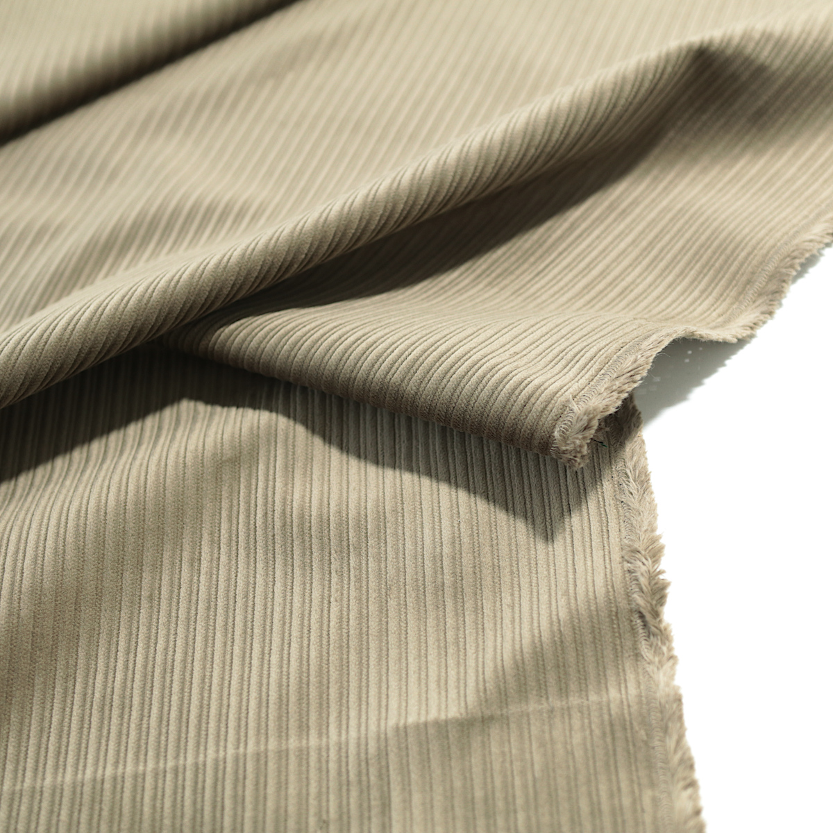 robuster Cord für Hose Jacke Rock weicher Baumwollstoff Cordstoff Meterware - Khaki robuster Cord für Hose Jacke Rock weicher Baumwollstoff Cordstoff Meterware - Khaki
