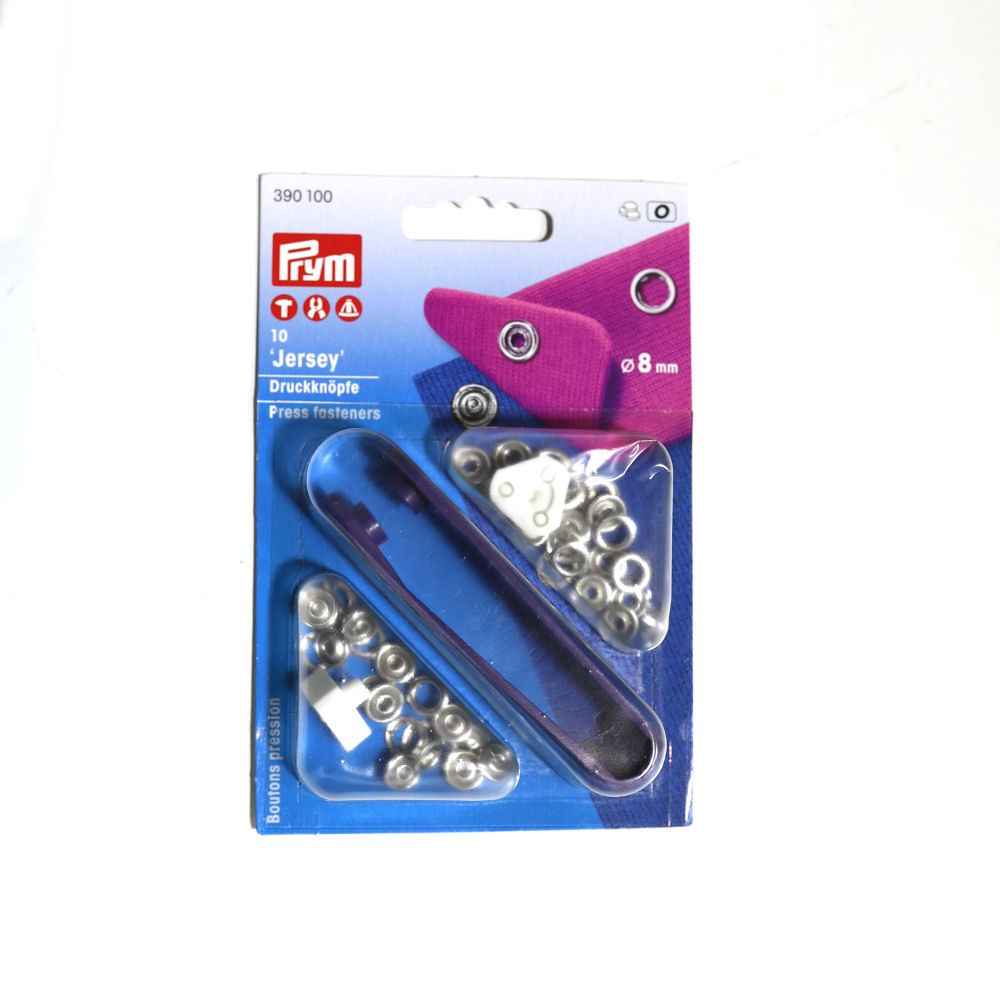 8mm Prym Metall Druckknöpfe für Taschen Rucksack Hosen Segeltuch Silber 8mm Prym Metall Druckknöpfe für Taschen Rucksack Hosen Segeltuch Silber