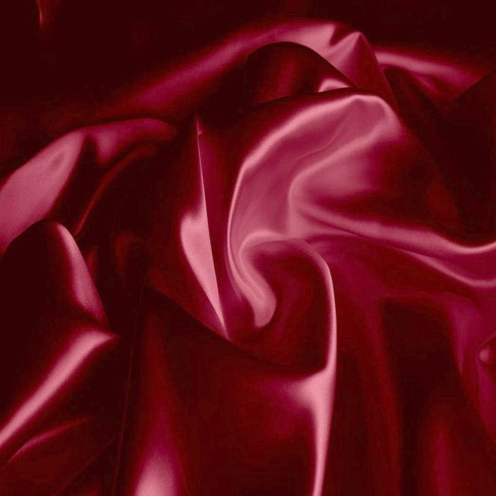 Glanz Satin Stoff Meterware als Gardinenstoff Kleiderstoff - Bordeaux Glanz Satin Stoff Meterware als Gardinenstoff Kleiderstoff - Bordeaux