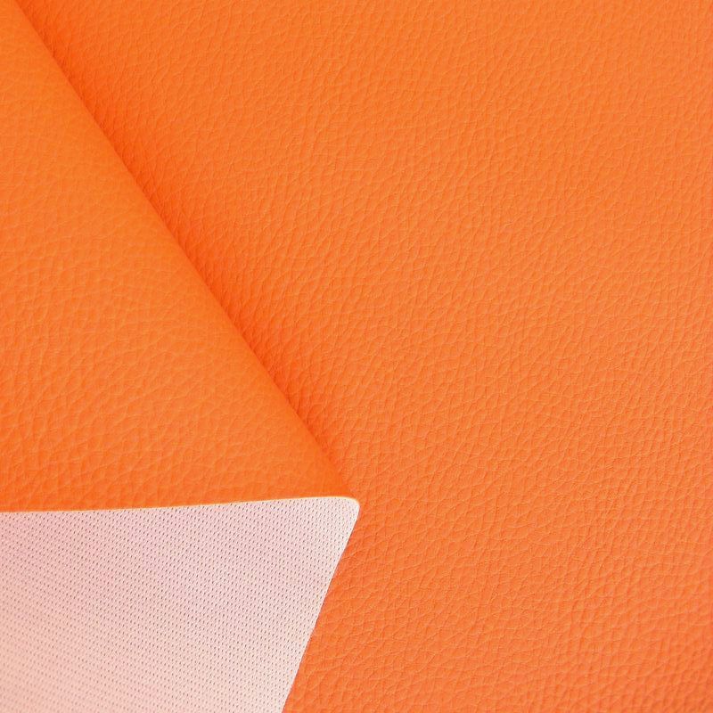 hochwertiges Nappa-Möbel-Kunstleder in orange