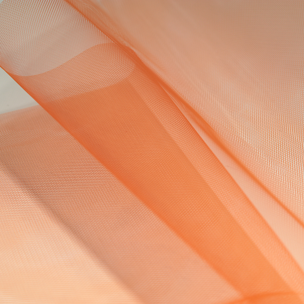 Tüllstoff Meterware 140cm breit für Gardine Vorhang Store Hochzeit Orange Tüllstoff Meterware 140cm breit für Gardine Vorhang Store Hochzeit Orange