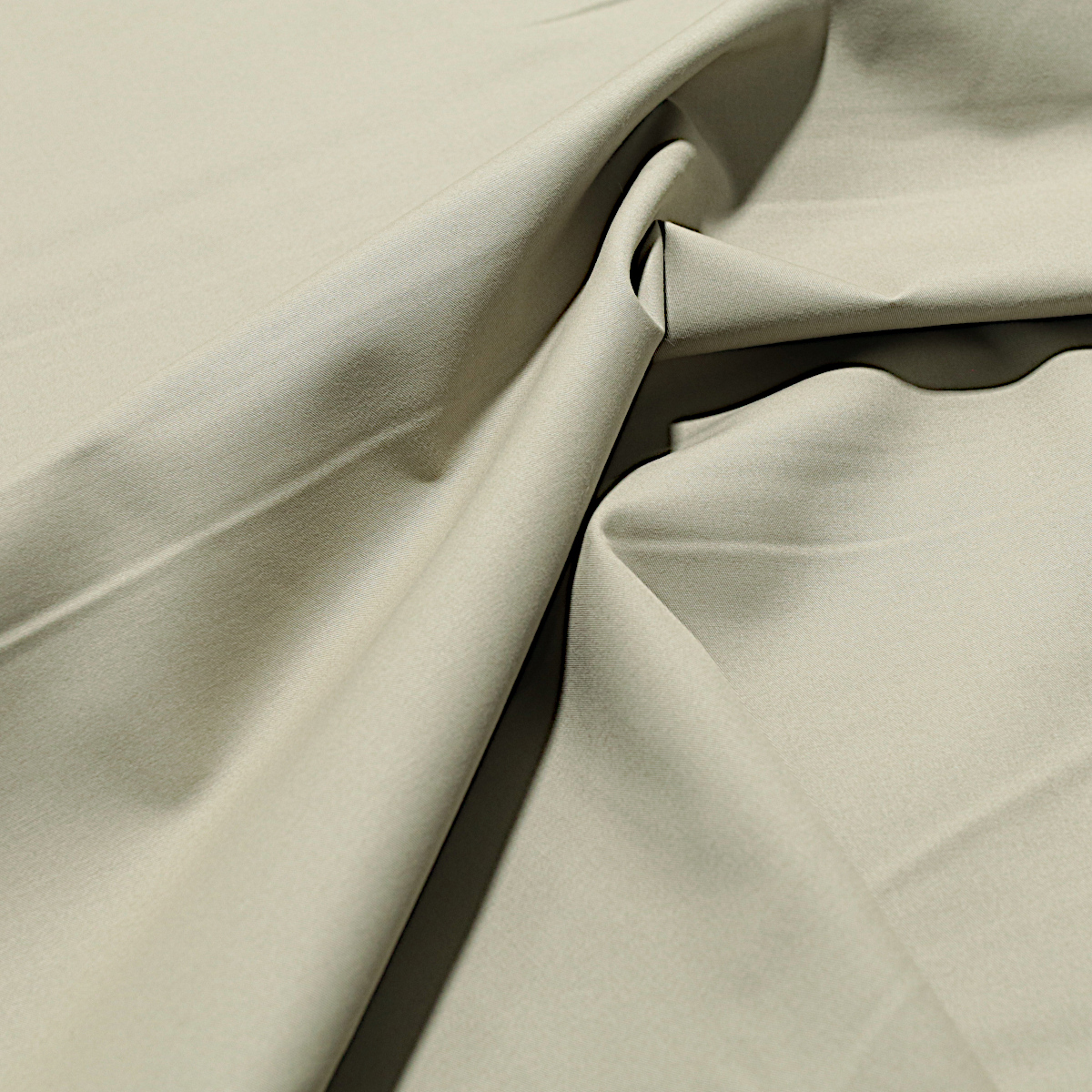 Extra Weicher Robuster Hosenstoff aus Baumwolle Bekleidungsstoff als Meterware Hose Rock Grau Beige