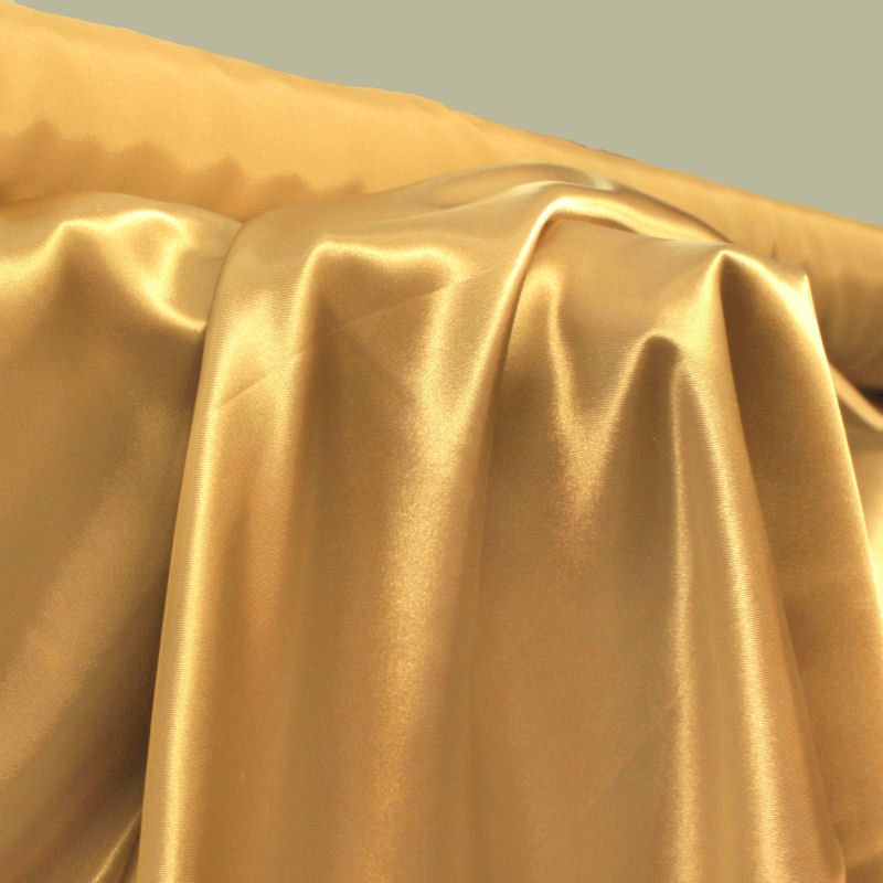 popup_images/shop_satin_gold_100131.jpg Glanz Satin Stoff Meterware als Gardinenstoff Kleiderstoff - Gold