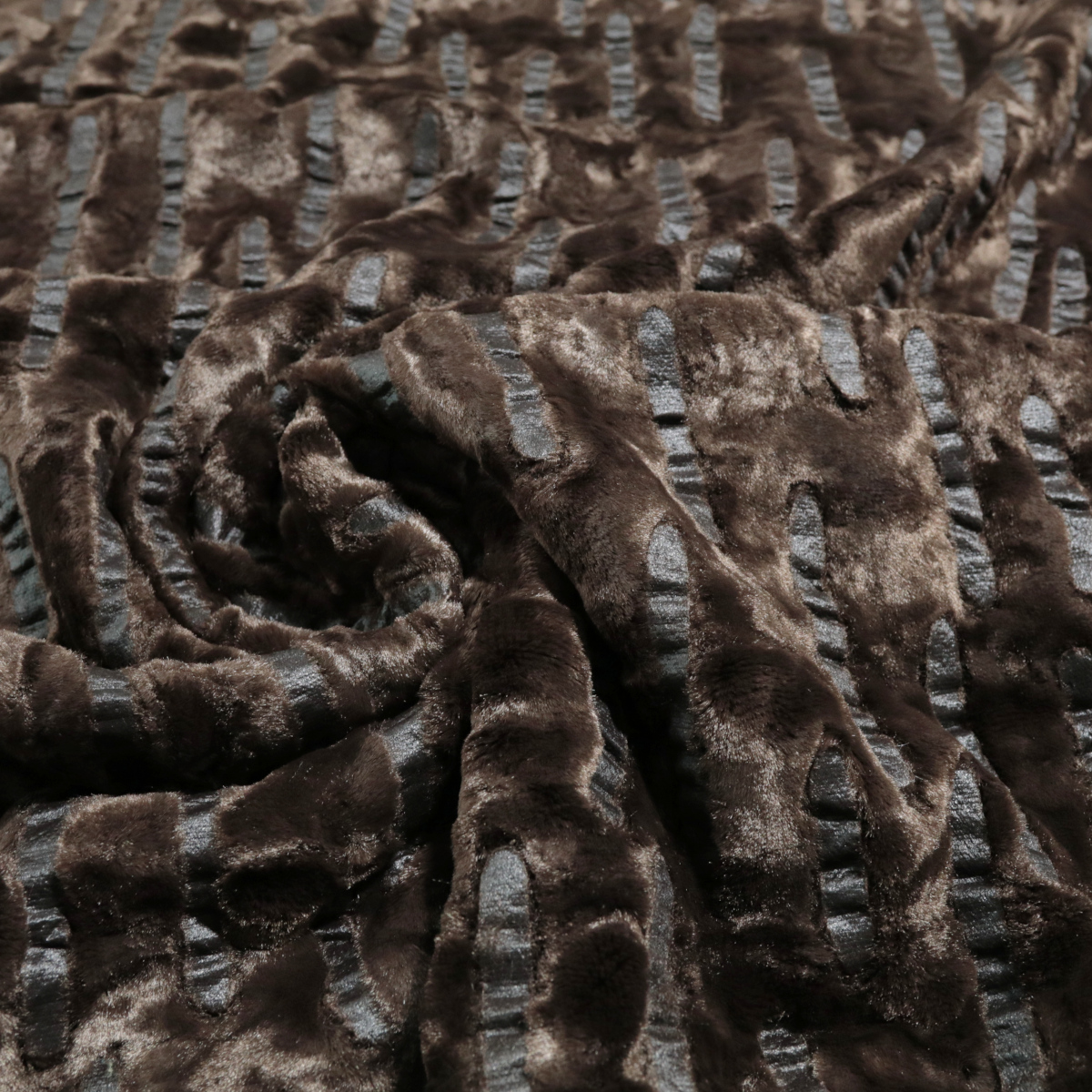 Flockprint Samt auf Kunstleder weicher Baumwollstoff Kunstfell für Decke Jacke Meterware Flockprint Samt auf Kunstleder weicher Baumwollstoff Kunstfell für Decke Jacke Meterware