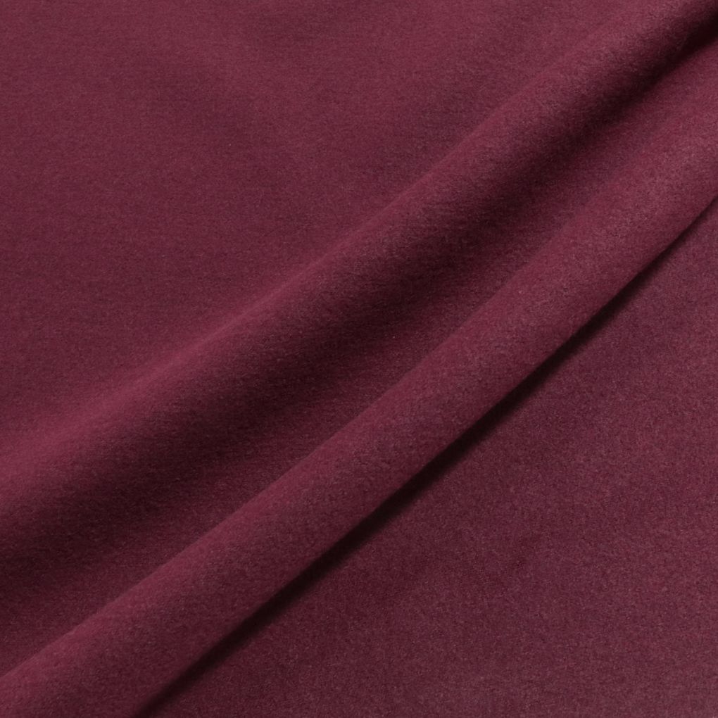 dicker Molton für Vorhänge Gardine Dekostoff Moltonstoff Meterware - bordeaux dicker Molton für Vorhänge Gardine Dekostoff Moltonstoff Meterware - bordeaux