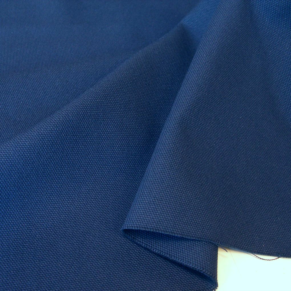 schwerer Canvas Baumwoll-Polsterstoff Segeltuch in blau