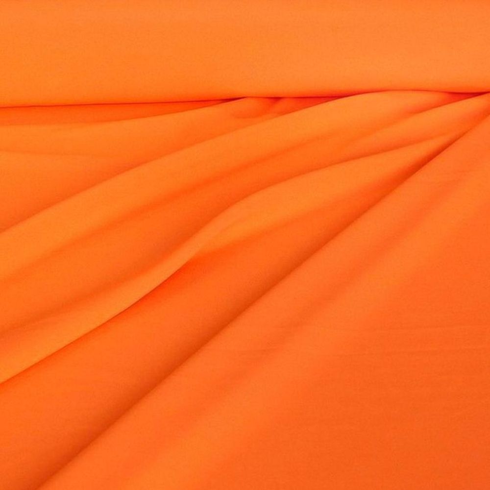 weicher universal Mode- und Dekostoff in neon orange