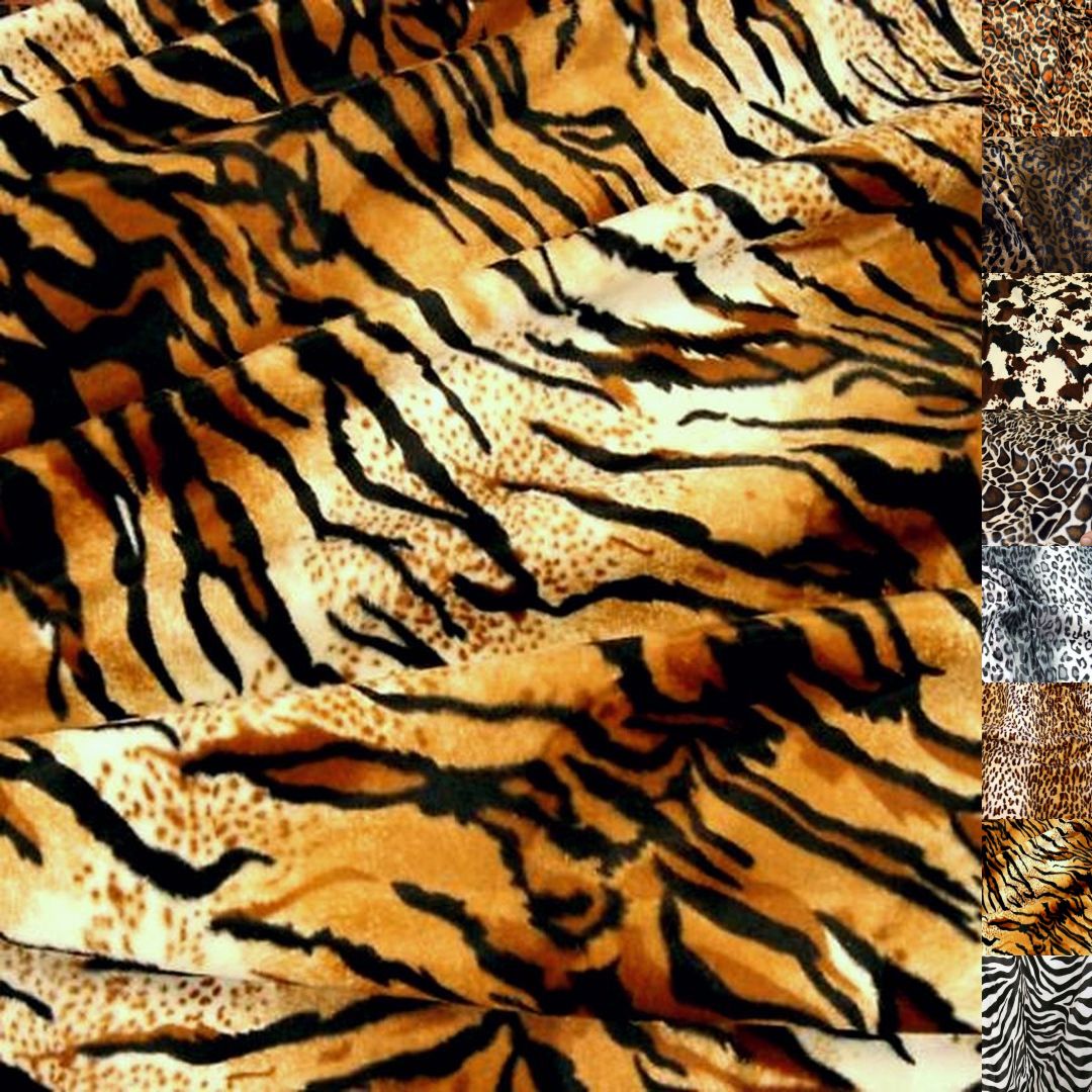 robustes Kunstfell für Polster, Bezug und Bekleidung - Tiger robustes Kunstfell für Polster, Bezug und Bekleidung - Tiger