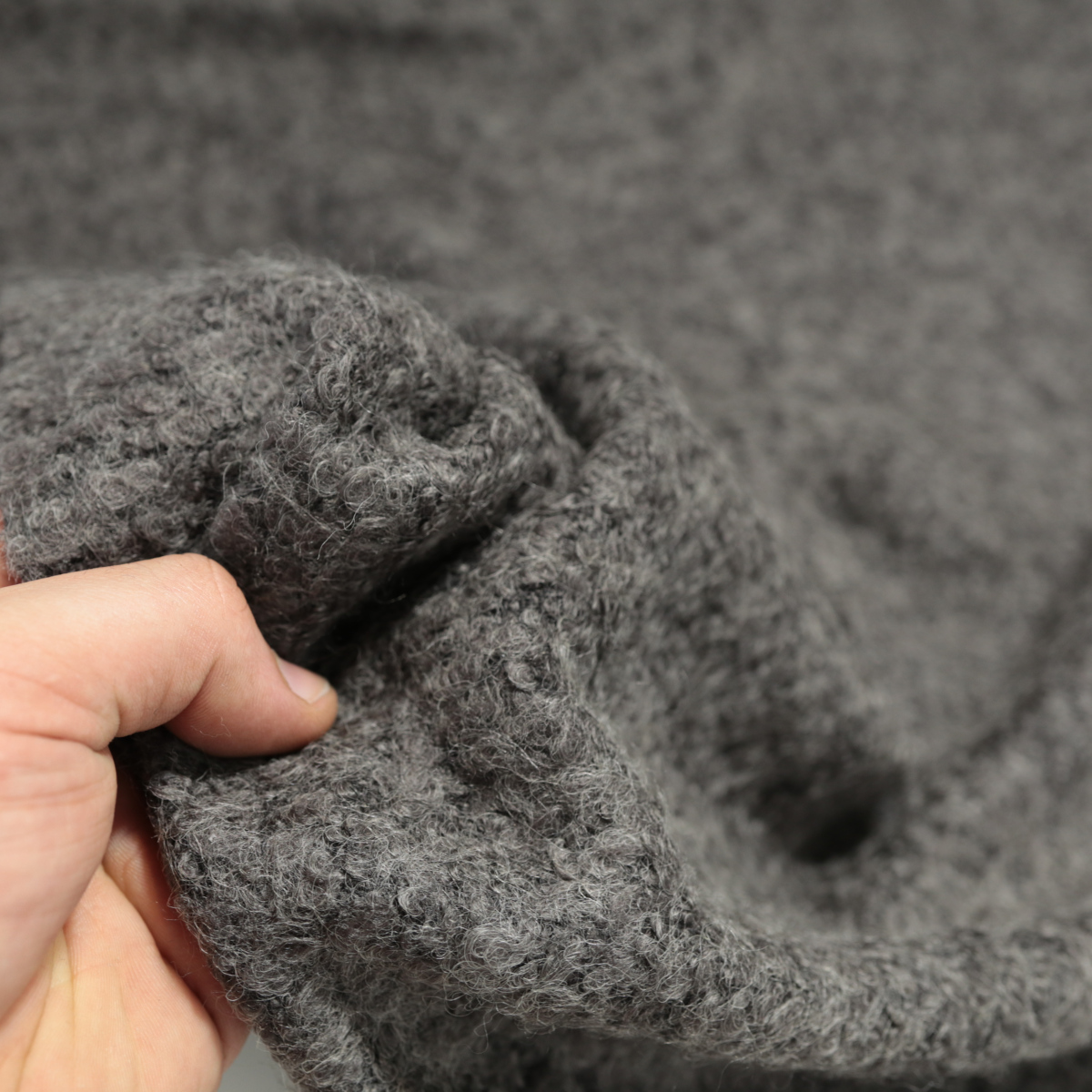 Designer Winter und Herbst Stoff aus Wolle + Baumwolle  weich - warm - kuschelig