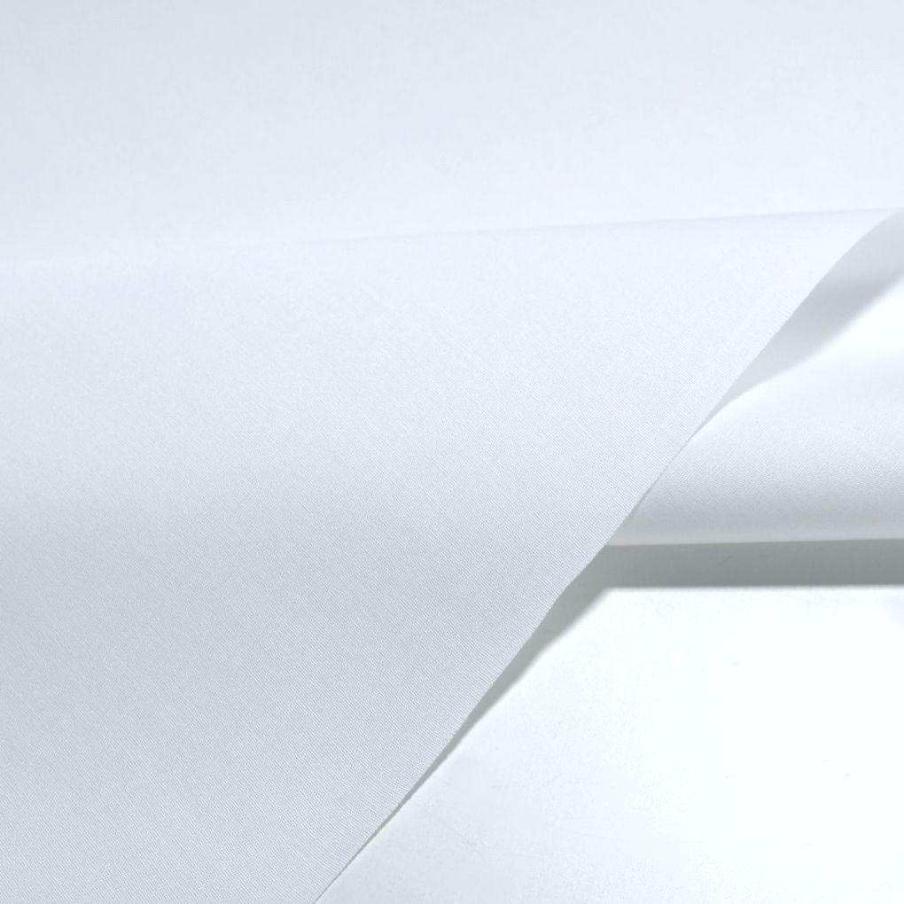 sehr weiche Baumwoll-Popeline für Kleid Hemd Bluse Baumwollstoff Meterware - Creme Weiß sehr weiche Baumwoll-Popeline für Kleid Hemd Bluse Baumwollstoff Meterware - Creme Weiß