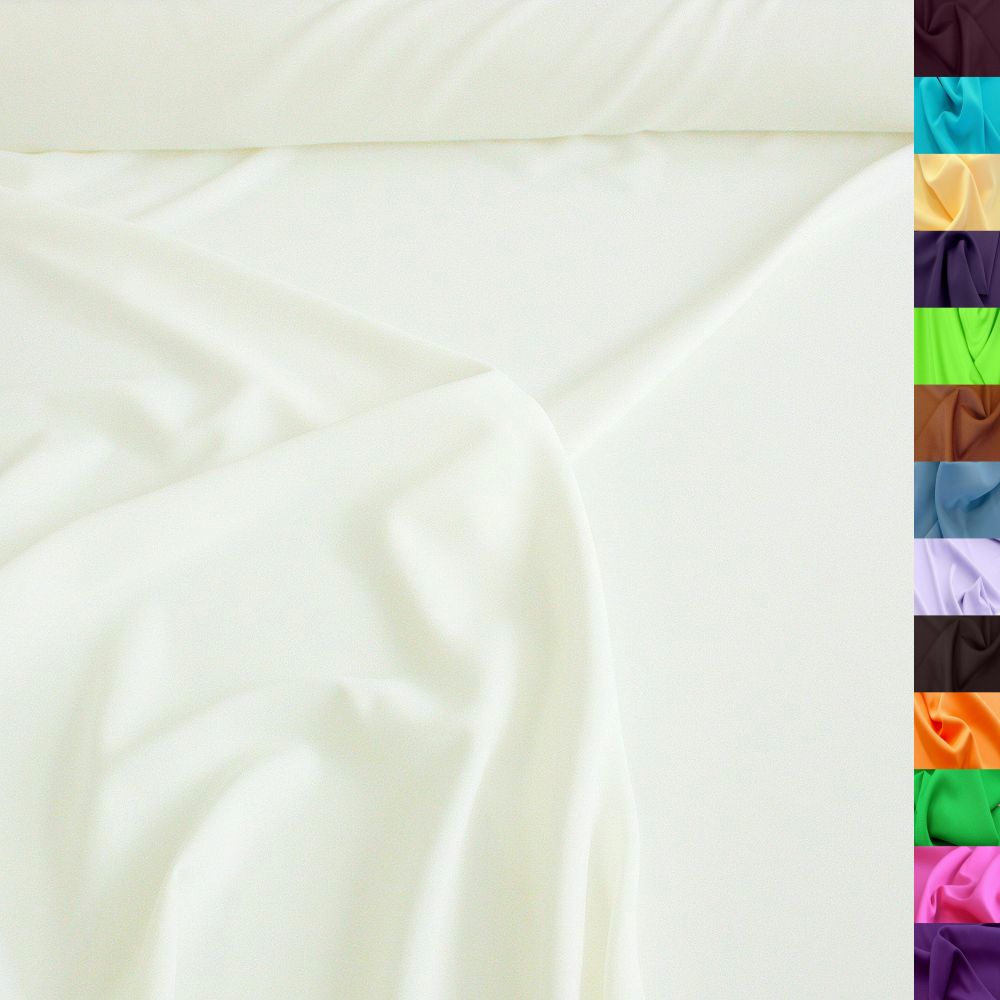 weicher universal Mode- und Dekostoff in creme weicher universal Mode- und Dekostoff in creme